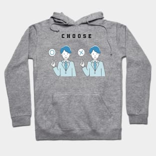 choose O or X Hoodie